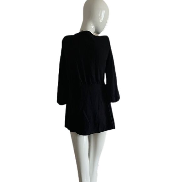 ASOS Black Button Front Dress - Picture 3 of 6